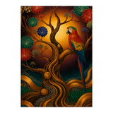 Parrot in Retro Contemporary Aesthetics (Print Only) thumbnail