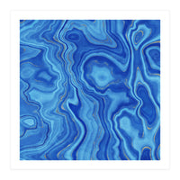 Blue Agate Texture 01 (Print Only)