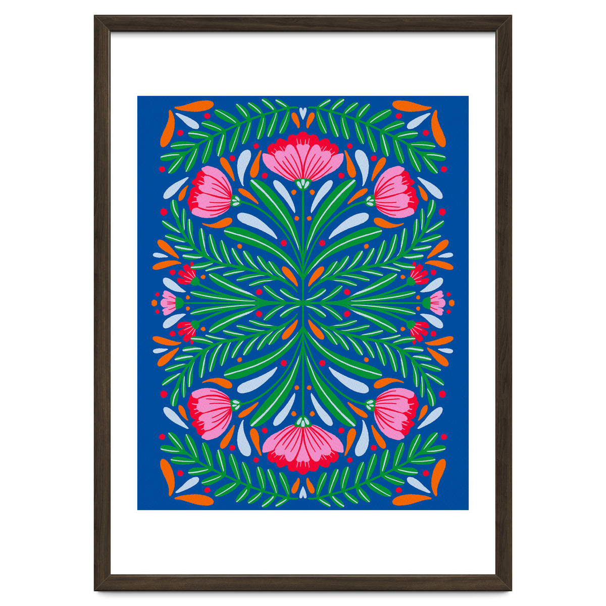 Bold Symmetrical Flowers