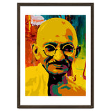Mahatma Gandhi Colorful Abstract Art thumbnail