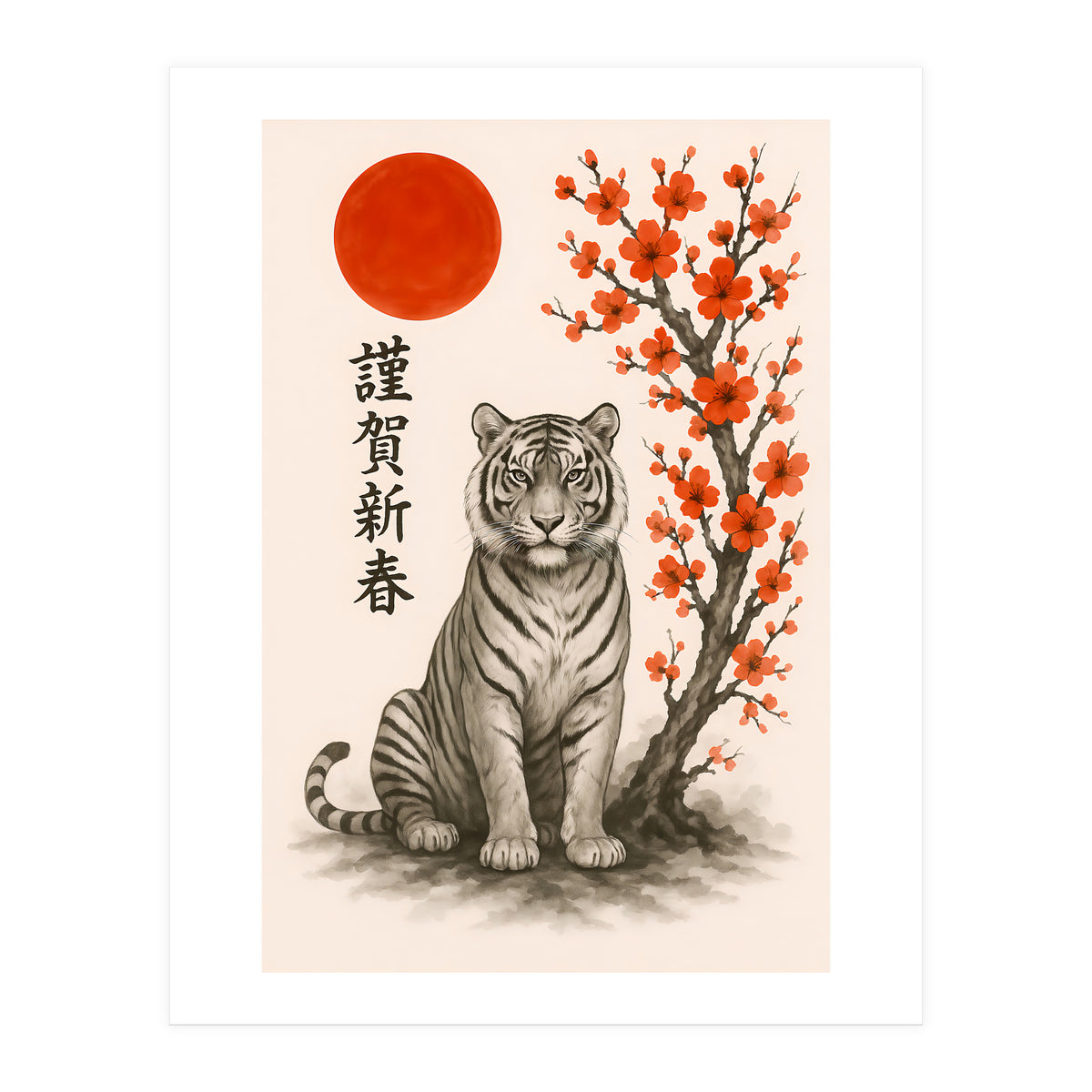 Tiger Japanese (Print Only)