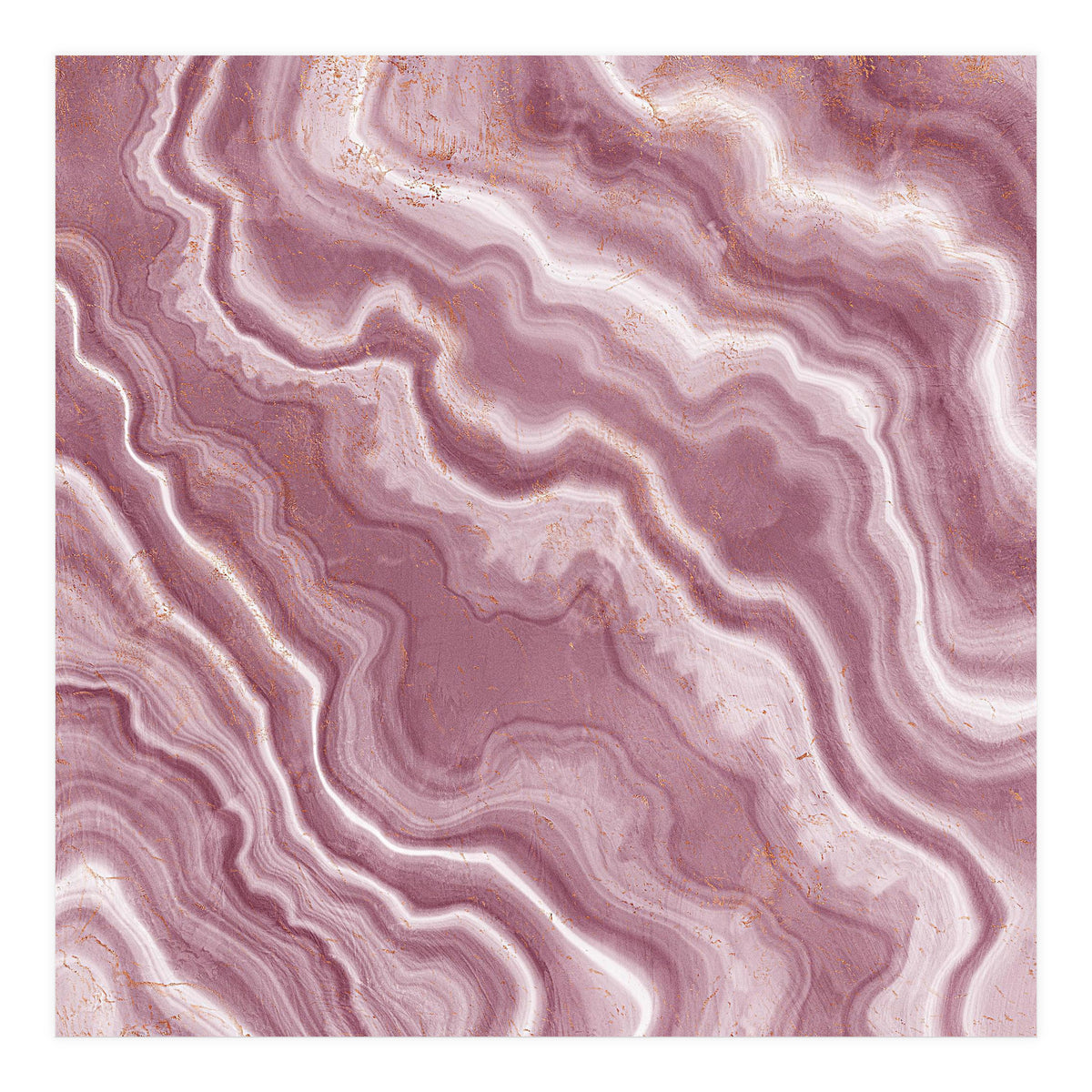 Pink Agate Texture 06  (Print Only)
