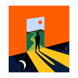 The Path Ahead, Abstract Concept Positivity Growth Mindset People, Eclectic Inspire Bohemian Contemporary Modern Pop Art (Print Only) thumbnail