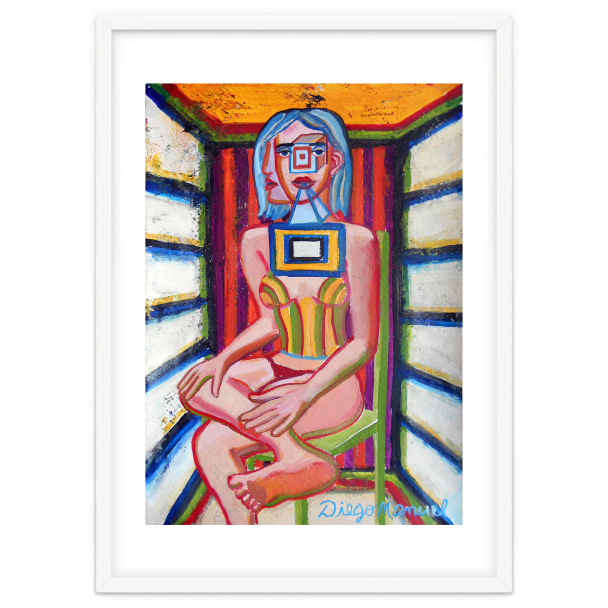 Mujer En La Silla 12