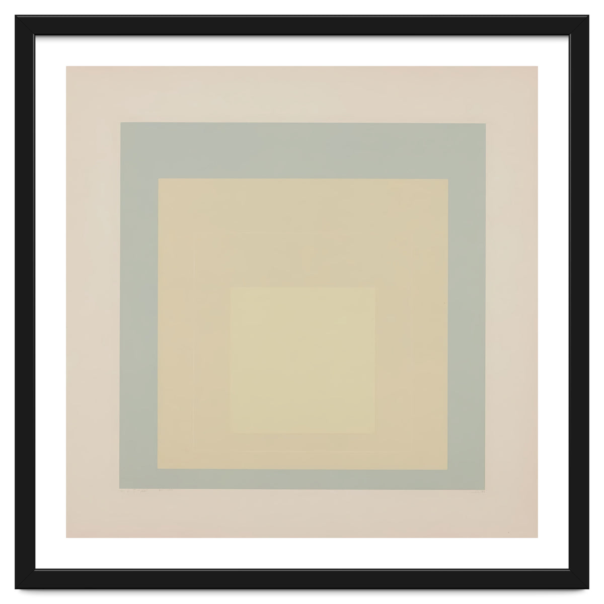 JOSEF ALBERS - HOMAGE TO THE SQUARE