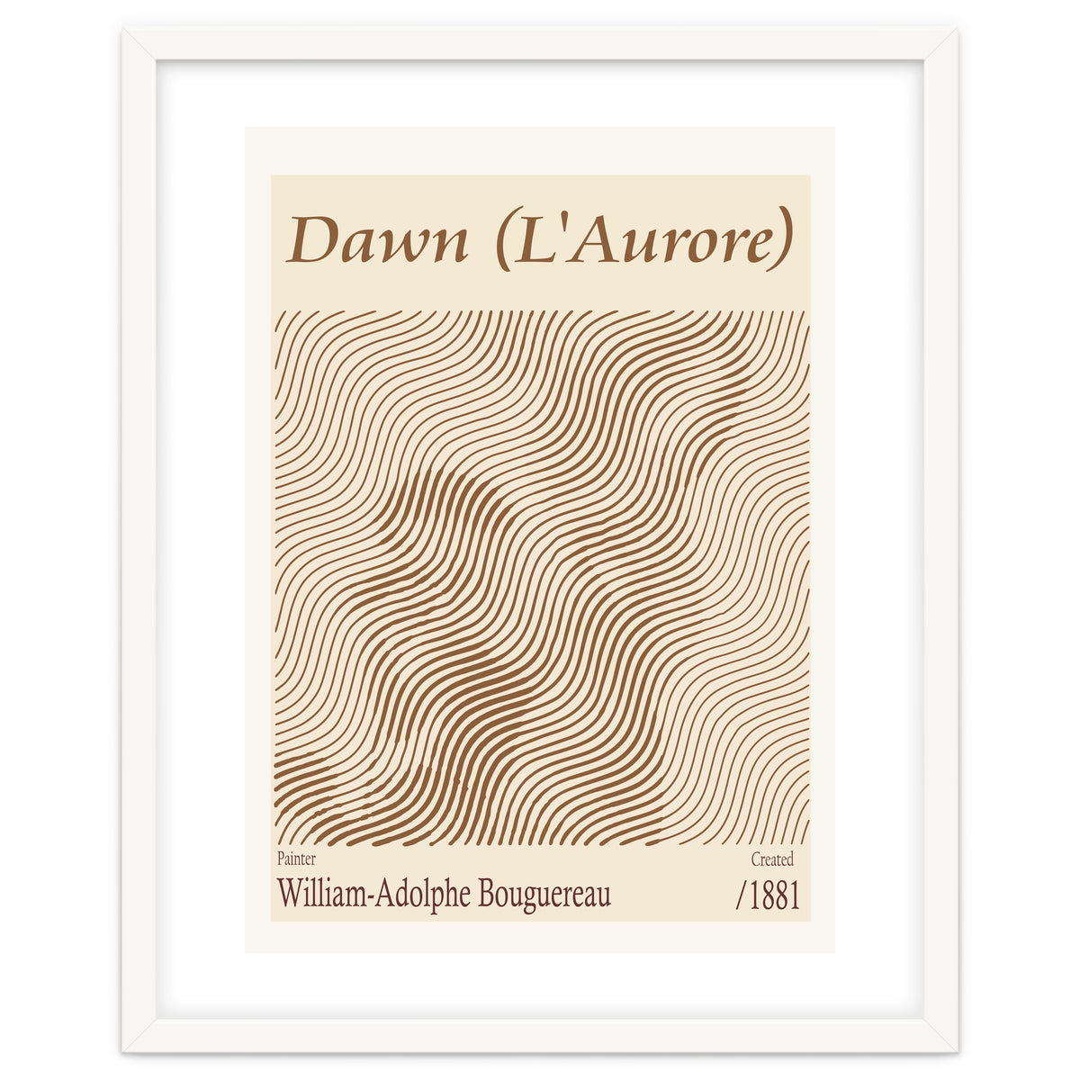 Dawn (l'aurore) – William Adolphe Bouguereau 1881