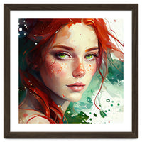 Watercolor Little Mermaid