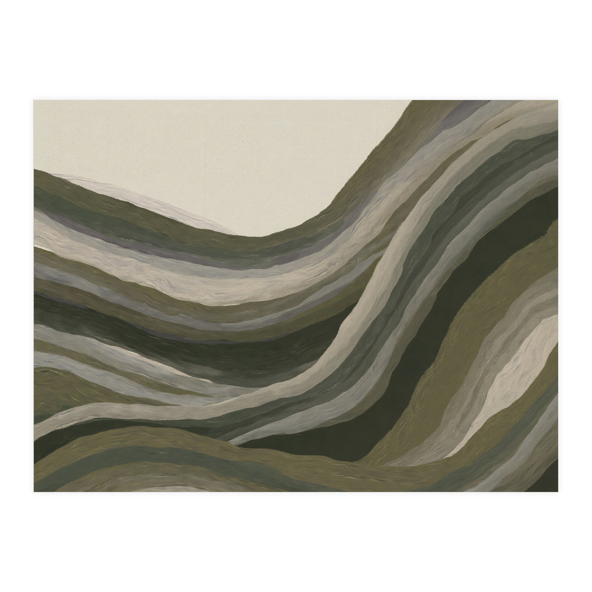 Moody Abstract Hills (Print Only)