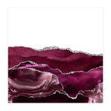 Burgundy & Silver Agate Texture 11  (Print Only) thumbnail