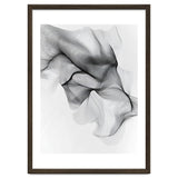 Abstract Black And White Flowing Lines Forming Organic Shapes And Forms thumbnail