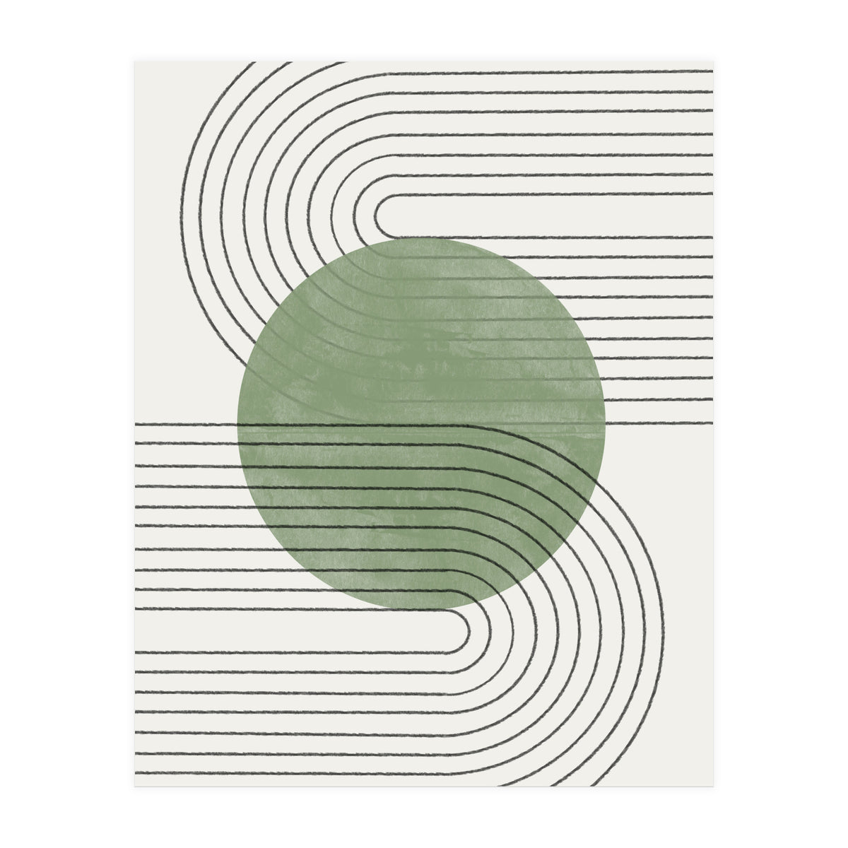 GREEN MOON  (Print Only)