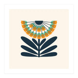 Orange Retro Allium  (Print Only) thumbnail