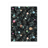 Galaxy Astrology Astronomy Constellations Gold (Print Only) thumbnail