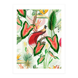 Vintage Bird Of Paradise in Jungle (Print Only) thumbnail
