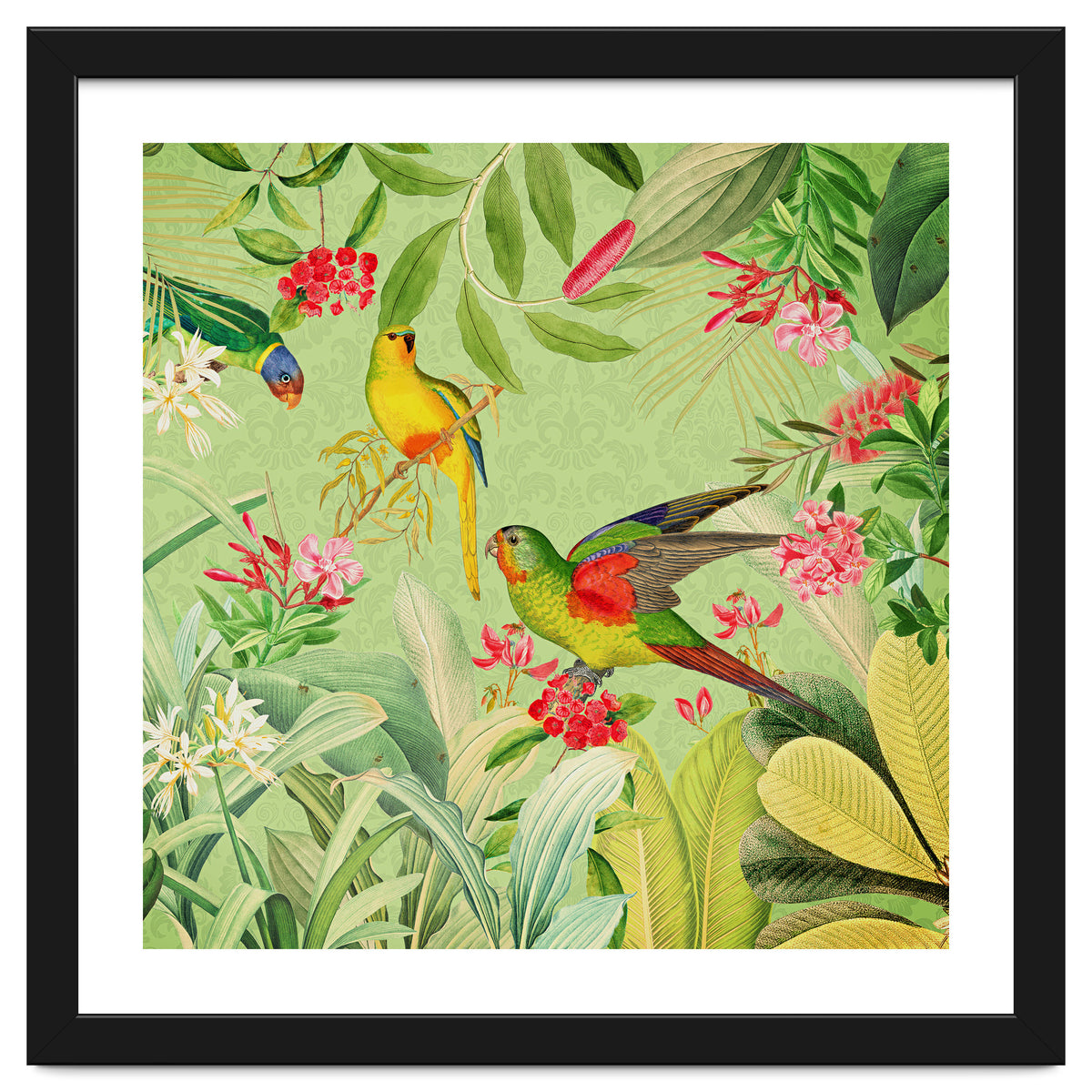 Summer Day Vintage Tropical Jungle