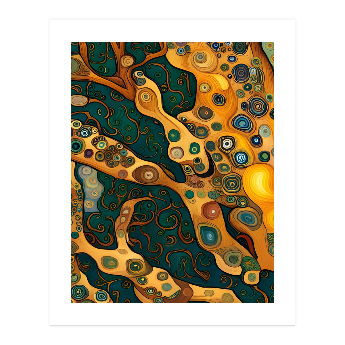Artificial Masterworks - Klimt van Gogh (Print Only)