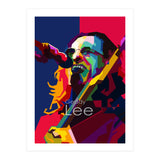Geddy Lee RUSH Singer Pop Art WPAP (Print Only) thumbnail