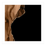 Brown & Gold Agate Texture 09 (Print Only) thumbnail