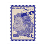 Audrey Hepburn Stamps Art (Print Only) thumbnail