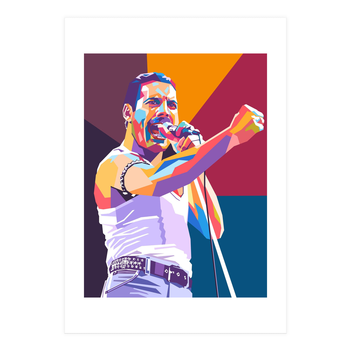 Freddie Mercury art (Print Only)