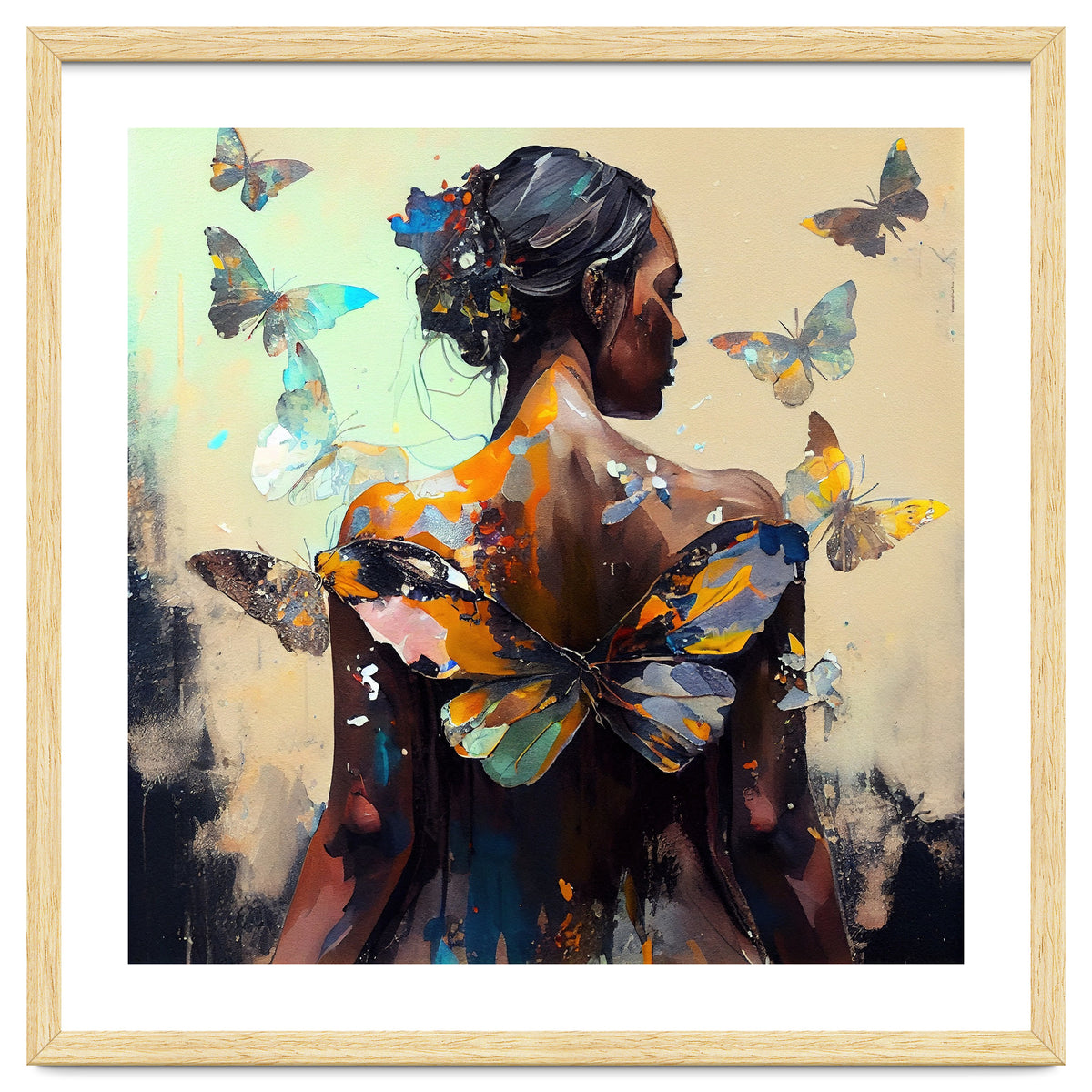 Powerful Butterfly Woman Body #6