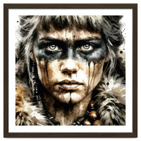 Fur Collar Warrior Portrait
