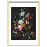 Jan Davidsz. de Heem (Utrecht, 1606-Amberes, 1683/4). Flowers in a glass Vase with Fruit (ca. 166... thumbnail
