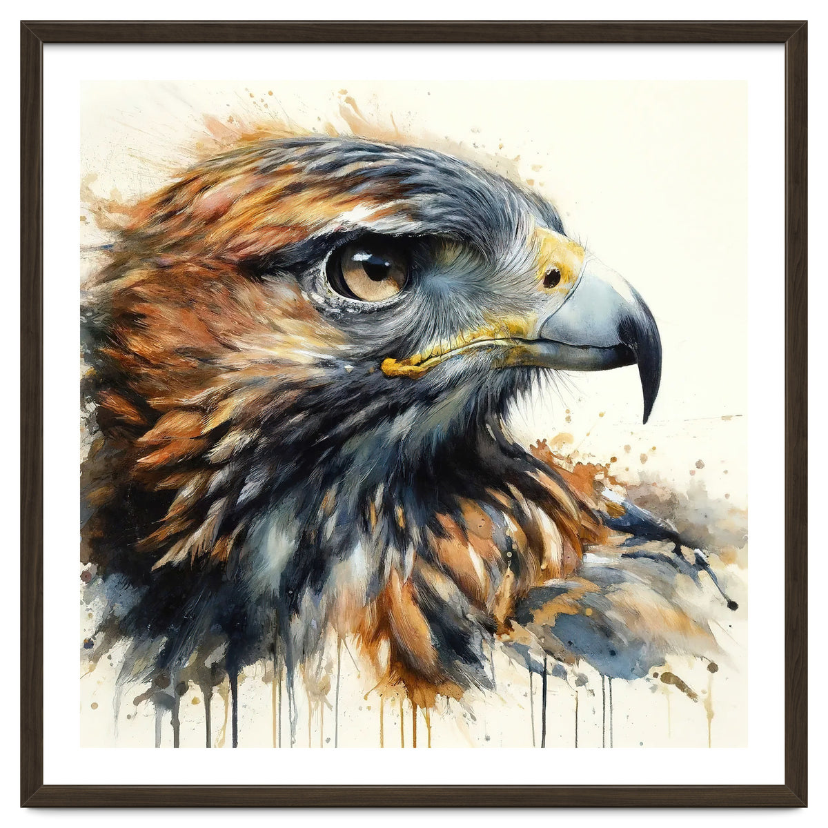 Eagle Gaze Across The Horizon