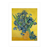 Irises. Date: May 1890, Saint-Rémy-de-Provence. Dimensions: 92.7 cm x 73.9 cm, 111.5 cm x 92.9 cm. (Print Only)