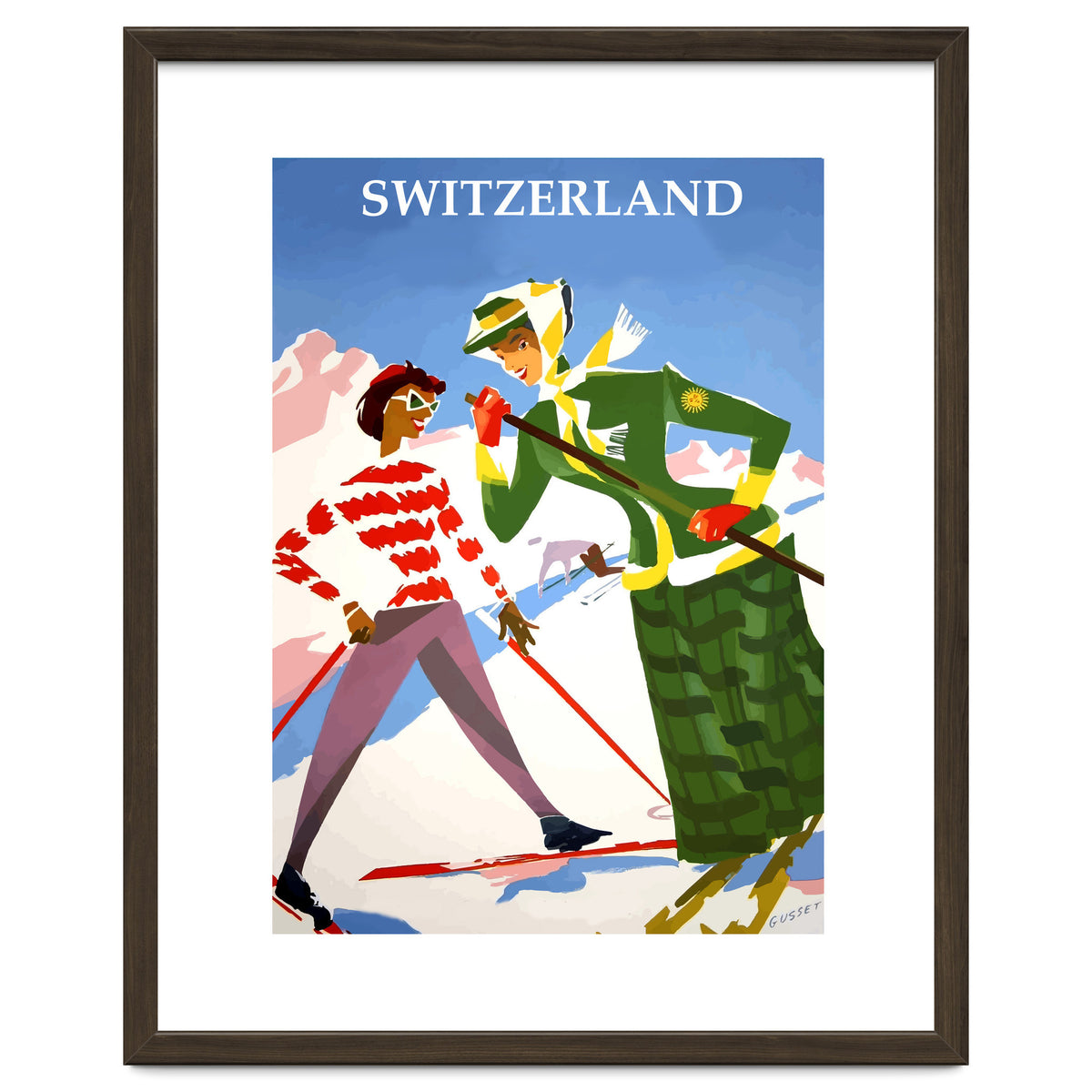 Skiing in Switzerland