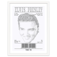 Receipt Art Elvis Presley