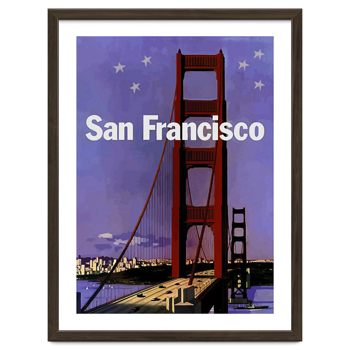 Gold Gate at Night, San Francisco