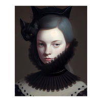 Miss Black Kitty (Print Only)