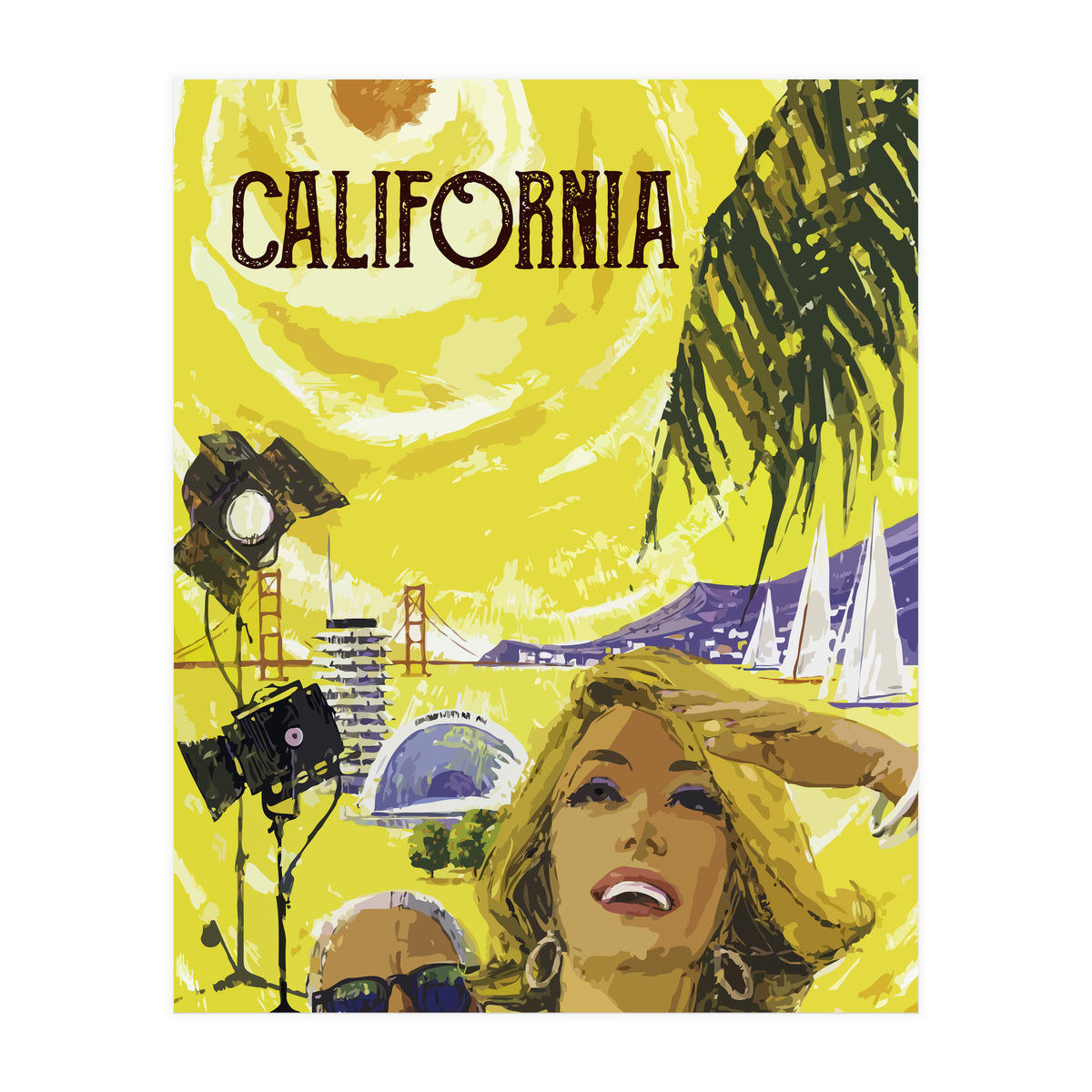 Sunny California (Print Only)