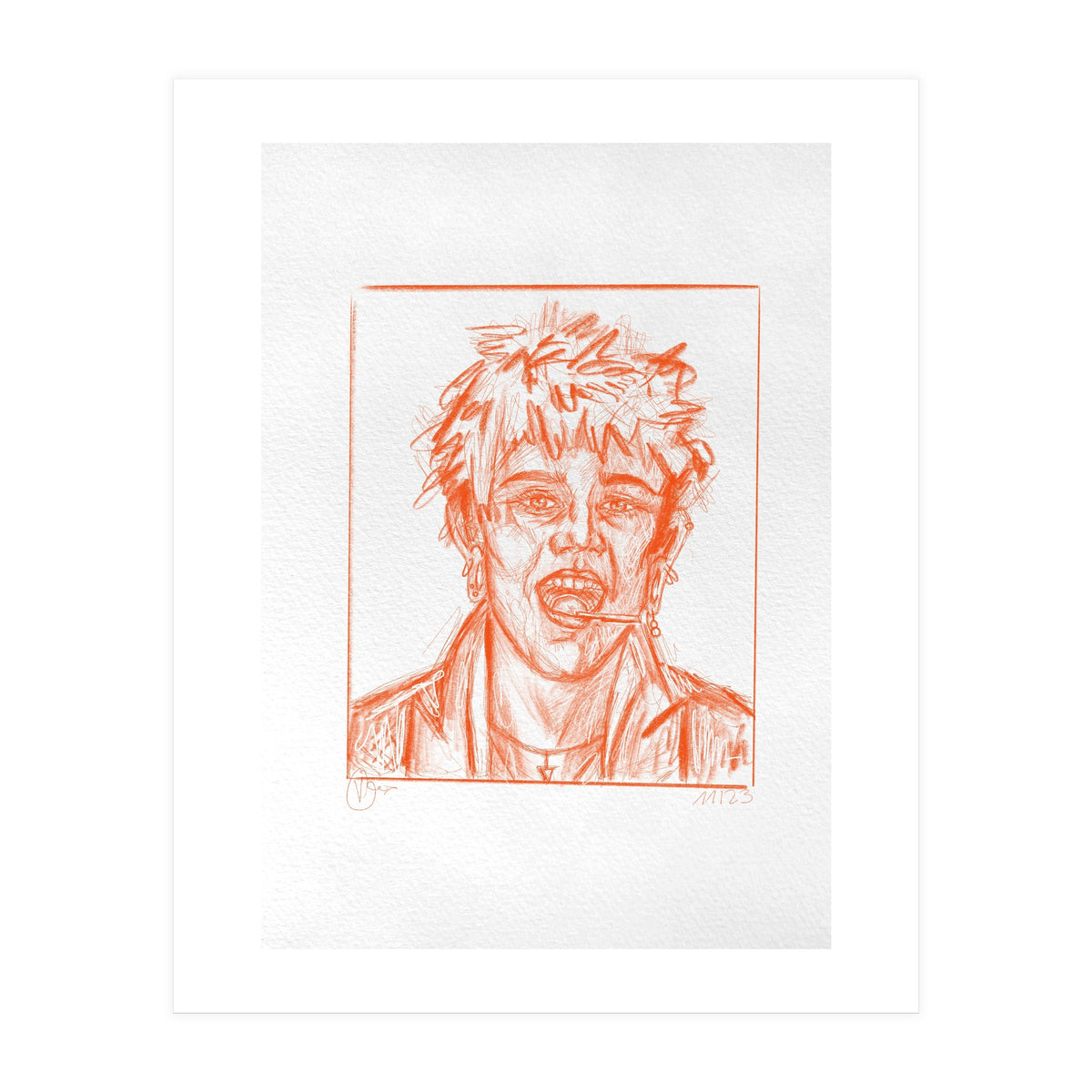 süßsaurer lollipop (Print Only)