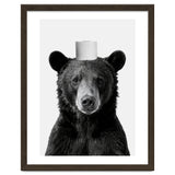 Bear, Toilet Paper Crown, Nursery Animal Art for Children thumbnail