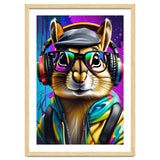 A Chipmunk In Headphones And Glasses thumbnail