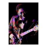 BB King. King Blues Guitarist. Blues Musician Legend Colorful (Print Only) thumbnail