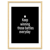 Keep winning those battles everyday thumbnail