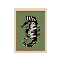 Striped Seahorse I (Print Only)