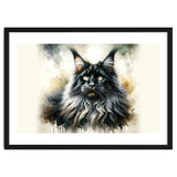 Majestic Long Haired Cat Portrait thumbnail
