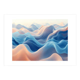 Ethereal Fluid Waves Abstract Art (Print Only) thumbnail