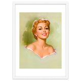 Pinup Blonde Girl Portrait thumbnail