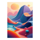 Colorful Surreal Dreamscape Digital Art (Print Only) thumbnail