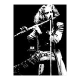 Ian Anderson British Musician Legend in Grayscale (Print Only) thumbnail