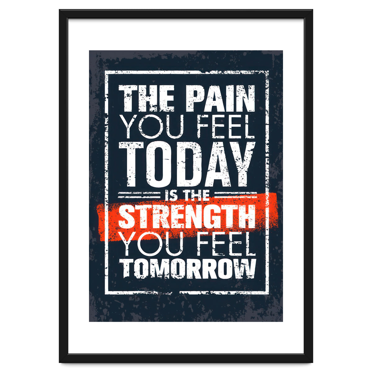 The pain you feeld today