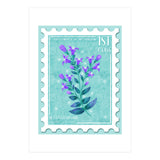 The Buckinghamshire Chiltern Gentian Postage Stamp (Print Only) thumbnail
