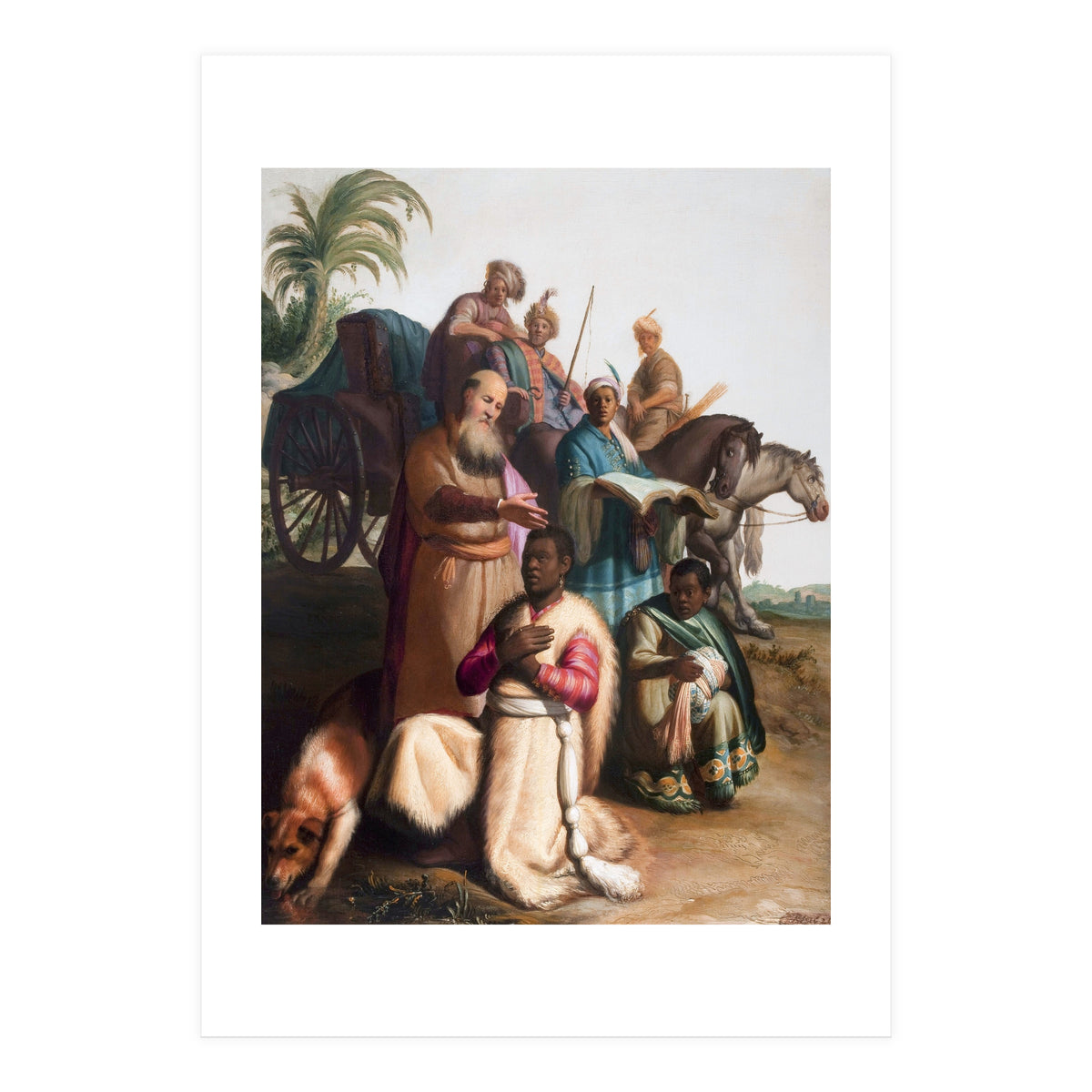 Rembrandt – The Baptism of the Eunuch (1626) (Print Only)