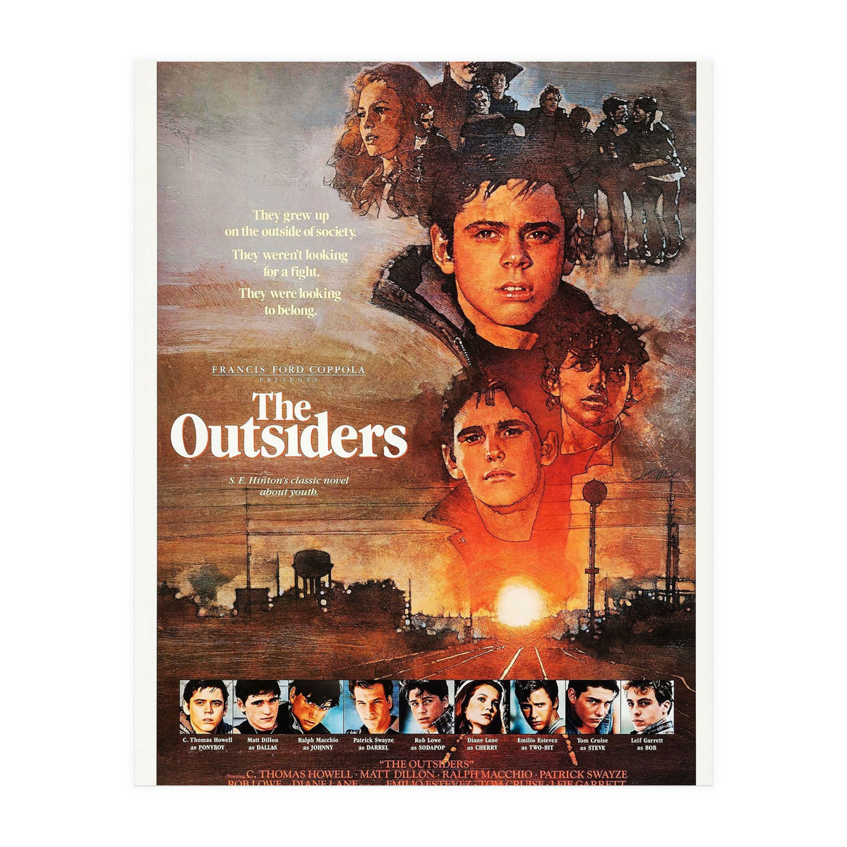 THE OUTSIDERS (1983), directed by FRANCIS FORD COPPOLA. (Print Only)