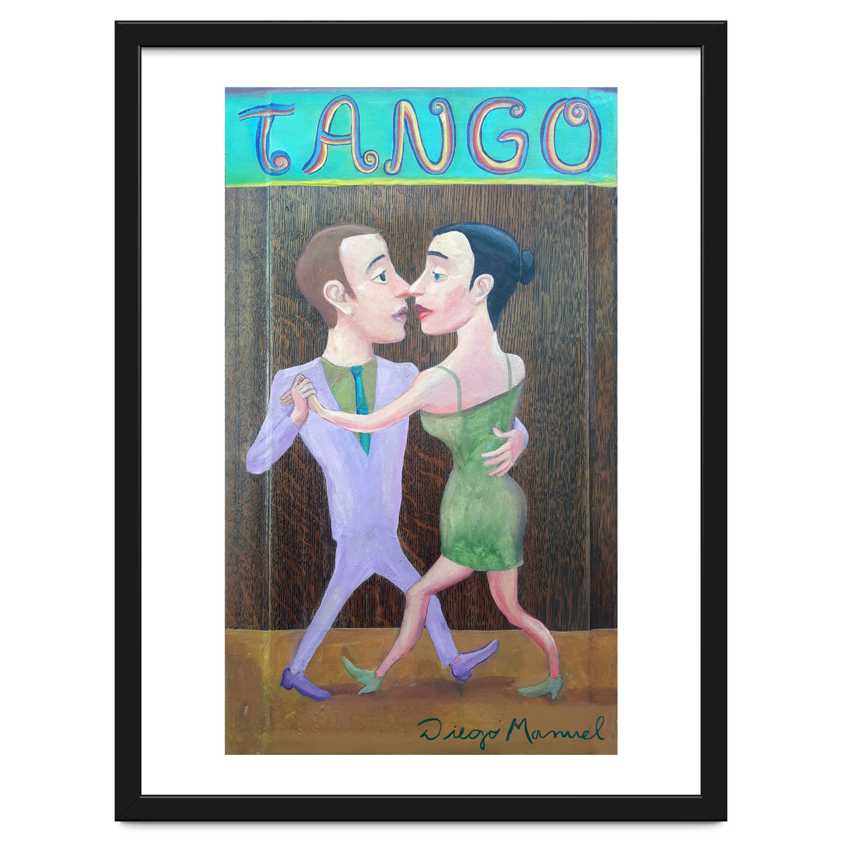 Pareja De Tango 2 Madera